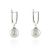 Cachet Gina Cubic Zirconia And Simulated Pearl Drop Earrings - J74119
