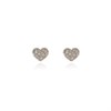 Cachet Pablo Cubic Zirconia Heart Stud Earrings - J74132