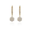 Cachet Gold Tone CZ Drop Earrings - J74189