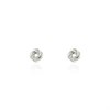 Cachet Silver Tone Knot Stud Earrings - J74198