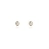 Cachet Hatsu Gold Tone Cubic Zirconia Stud Earrings - J7471