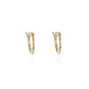 Cachet Keely Gold Tone Hoop Earrings - J7474