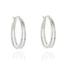 Cachet Lana Silver Tone Hoop Earrings - J7476
