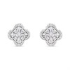 Briolette Small Floral CZ Stud Earrings - J77180