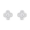 Briolette Large Floral Stud Earrings - J77181