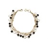Anne Klein Beacon Gold Tone Crystal Bracelet - J78101