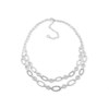 Anne Klein Crystal Duo Link Necklace - J78261