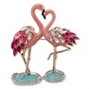 Anne Klein Gold Tone Multi Coloured Flamingo Brooch - J78401