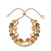 Anne Klein Gold Tone Multi Colour Crystal Slider Bracelet - J78468