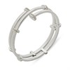 Anne Klein Silver Tone Crystal Bangle - J78478