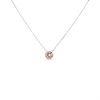 Crystal Allure Antique Pink Crystal Necklace - J8075