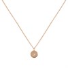 Radley RYJ2384 18ct Rose Plated Silver Diamond Disc Necklace - J81127