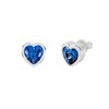 Radley RYJ1307 Silver Blue Crystal Heart Stud Earrings - J81146