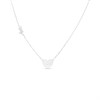 Radley RYJ2439 Silver Mother Of Pearl Heart Necklace - J81149