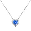 Radley RYJ2477 Silver Blue CZ Heart Necklace - J81203