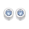 Radley RYJ1031 Silver Blue Cubic Zirconia Stud Earrings - J8129