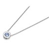 Radley RYJ2027 Silver Blue Cubic Zirconia Necklace - J8130