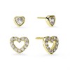 Radley RYJ1500S Gold Tone CZ Heart Earrings Set - J81921