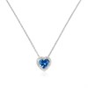Radley RYJ2477S Silver Tone Blue CZ Necklace - J81926