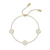 Radley RYJ3500S Gold Tone Mother Of Pearl Flower Bracelet - J81948