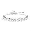Radley RYJ3435S Silver Tone Stone Heart Bracelet - J81965