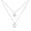 Fiorelli MJ9557 Crystal Heart, Simulated Pearl And Disc Necklace - J82101