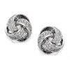 Oliver Weber Swarovski Crystal Knot Stud Earrings - 15mm - J8535