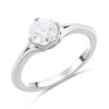 9ct White Gold Lab Grown Diamond Fancy Single Stone Ring, 3/4ct - L40030