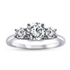 Blossom 9ct White Gold Lab Grown Diamond Graduated Trilogy Ring - 1.5ct - L40137