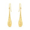 AUREUS Sterling Silver & 9ct Bonded Gold Hook Wire Earrings - M3405