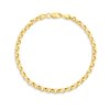 AUREUS Silver And 9ct Bonded Gold Belcher Bracelet - M3702