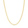 AUREUS Silver & 9ct Bonded Gold 18in Belcher Chain - M3801