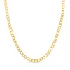 AUREUS Sterling Silver & 9ct Bonded Gold Curb Chain - 18in - M3807