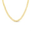 AUREUS Sterling Silver & 9ct Bonded Gold Anchor Chain - 20in - M3881