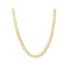 Aureus Sterling Silver & 9ct Bonded Gold Curb Chain - 18in - M3883