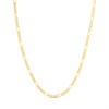 AUREUS Silver And 9ct Bonded Gold 18in Figarucci Chain - M3901