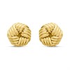 18ct Gold Vermeil Knot Stud Earrings - M5102