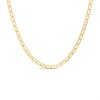 18ct Gold Vermeil Flat Anchor Chain - 20in - M5806