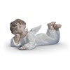 Lladro 01004541 Angel Lying Down - P4335