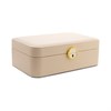 Beige Jewel Box With Lift Out Tray - P55175