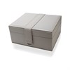 Mele & Co Dove Grey PU Jewellery Box - P56157