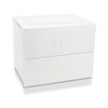 White Crystal Jewellery Box With Drawers - P56178