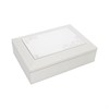 White Oxford Engravable Musical Jewellery Box - P56183