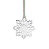 Newbridge Silver Plated Snowflake Christmas Ornament - P59163