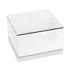 White Marble Design Glass Trinket Box - P60124