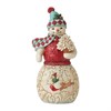 Jim Shore 6011688 Wonderland Snowman Sledding - P61109