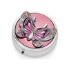 Sophia Pink Butterfly Pill Box - P65258