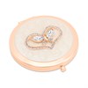 Crystal Set Hearts Compact Mirror - P66124