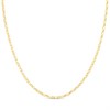14ct Gold Faceted Belcher Chain - 18in - R1305