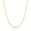 14ct Gold 3.5mm Beveled Curb Chain - R1307